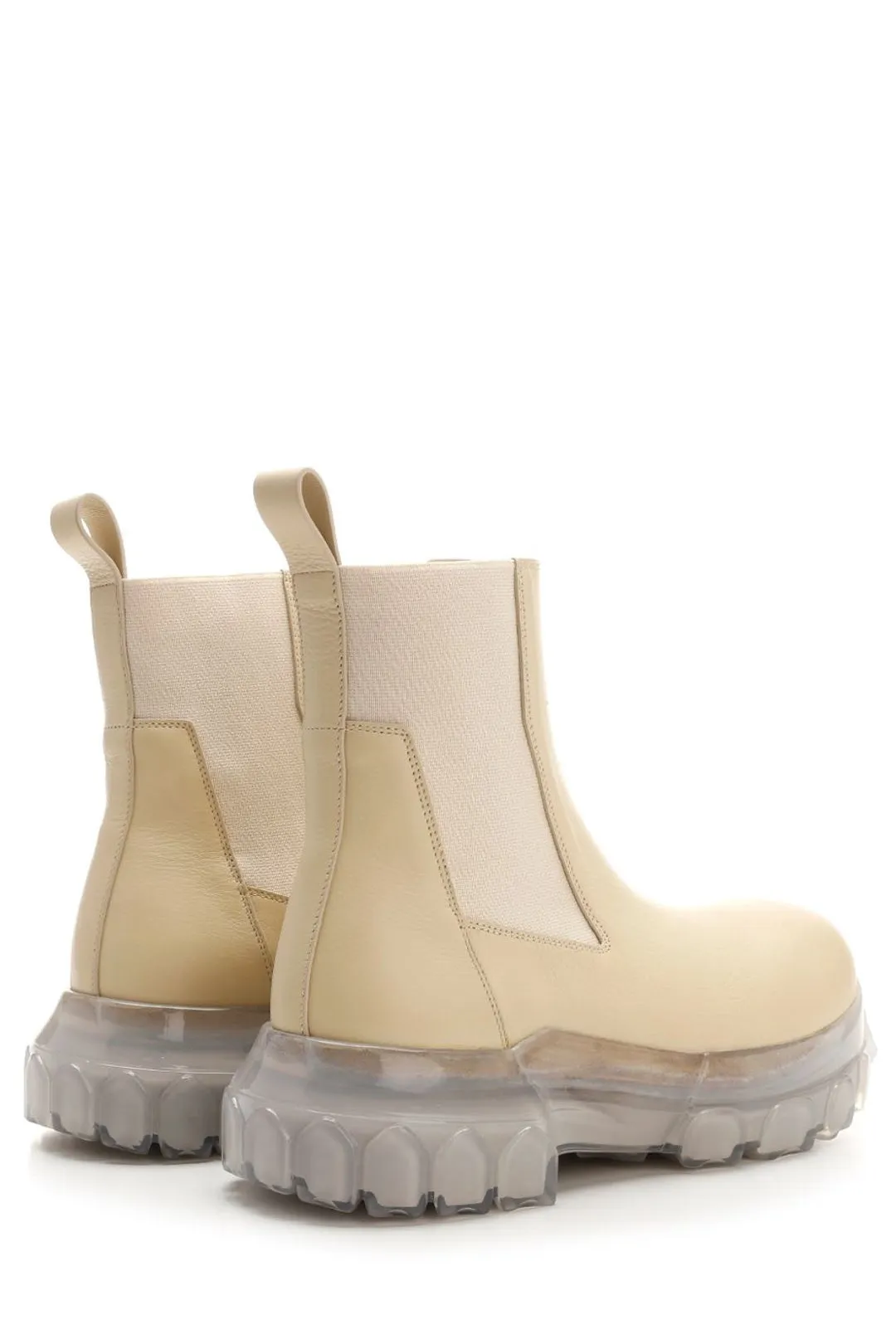 Rick Owens Bozo Round Toe Tractor Boots