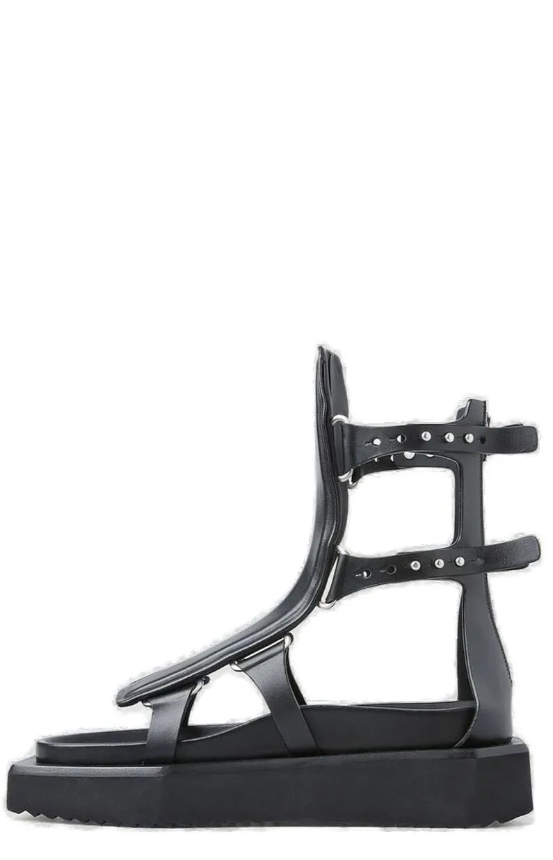Rick Owens Spartan Square Toe Sandals