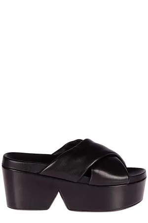Robert Clergerie Chunky Cross Strapped Sandals