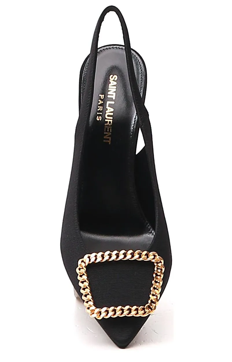 Saint Laurent St Sulpice Slingback Pumps