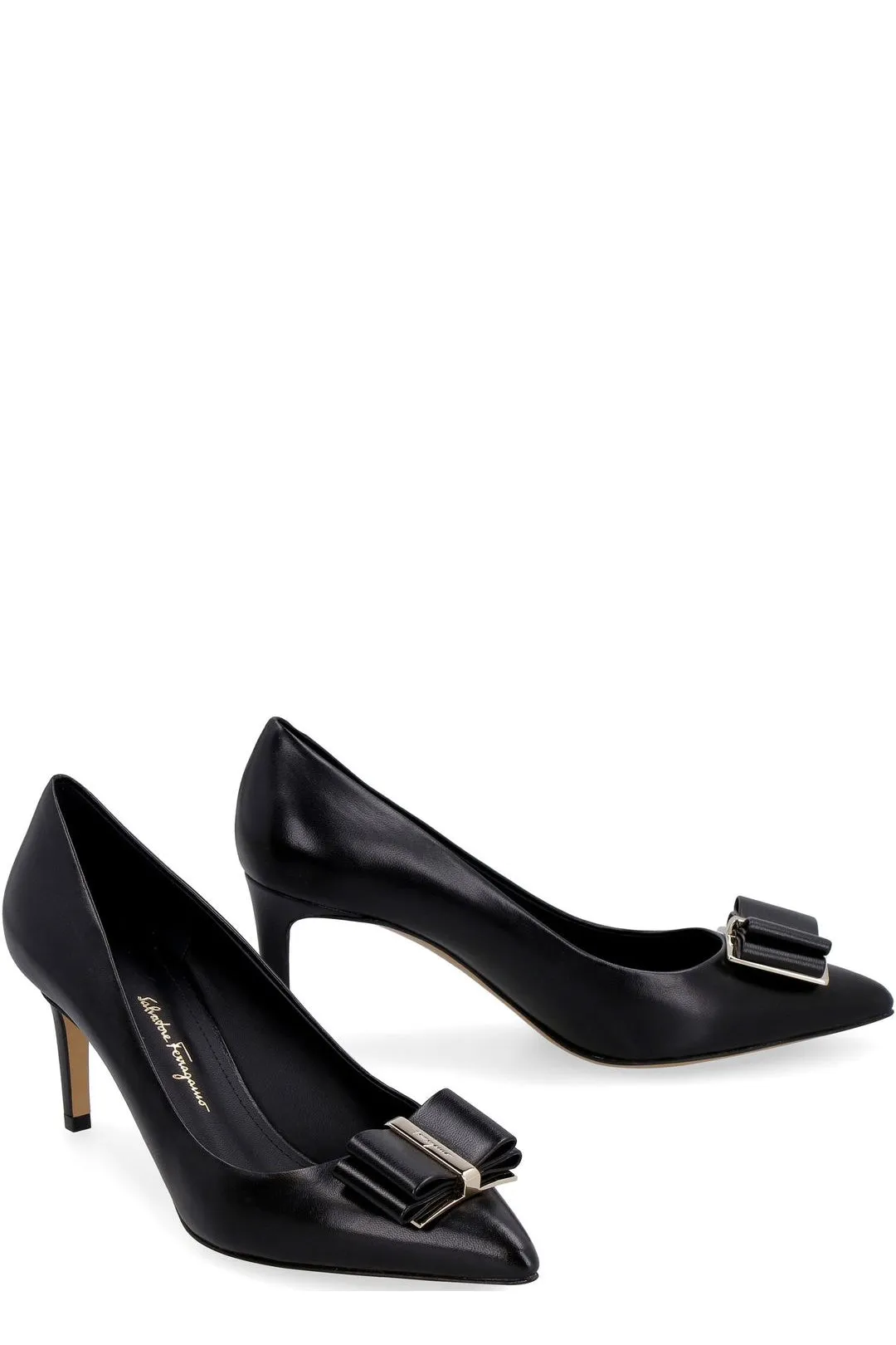 Salvatore Ferragamo Double Bow Pumps