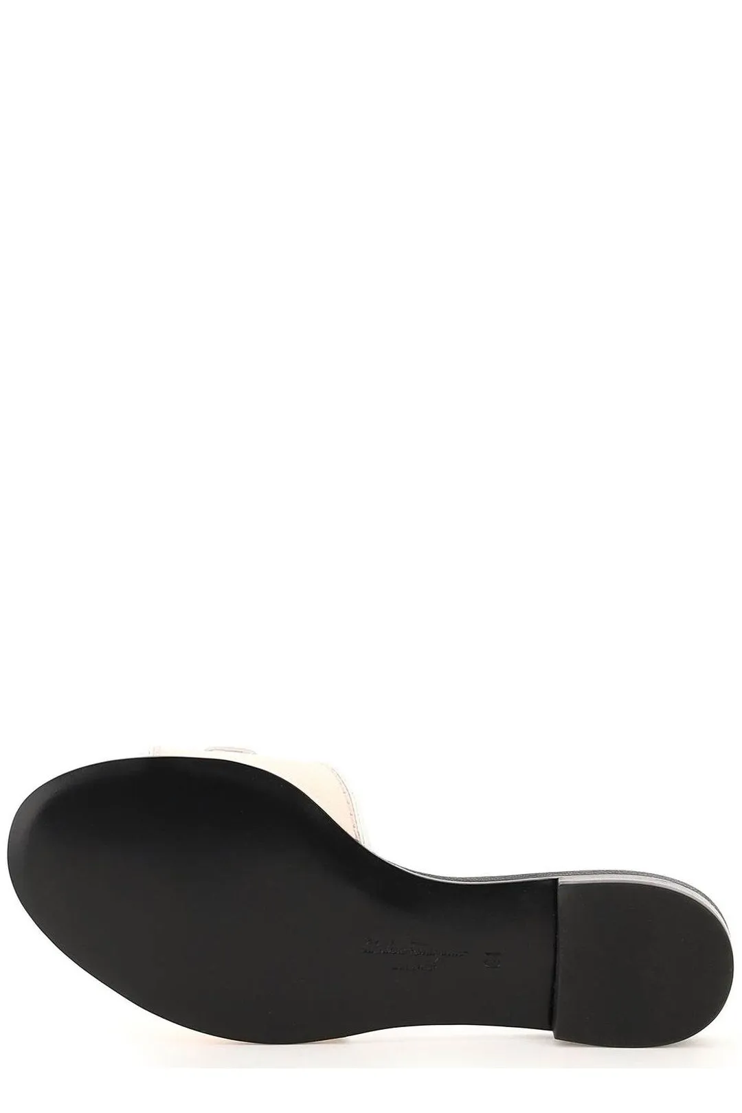 Salvatore Ferragamo Gancini Plaque Slides