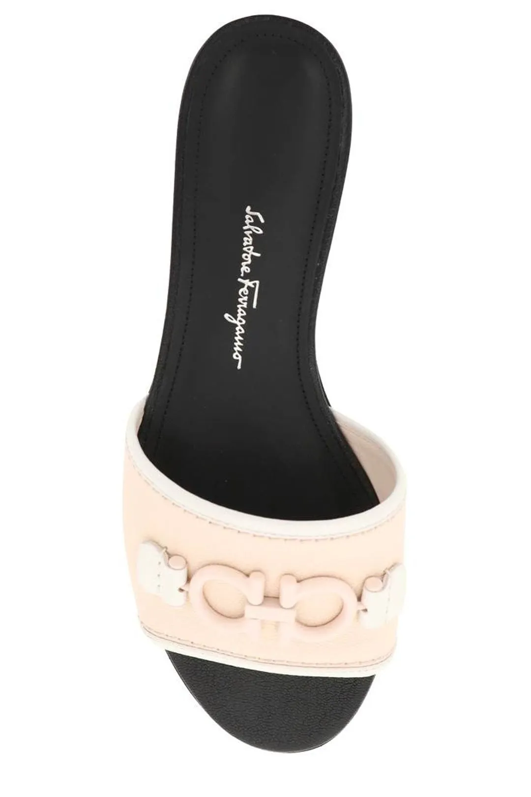 Salvatore Ferragamo Gancini Plaque Slides