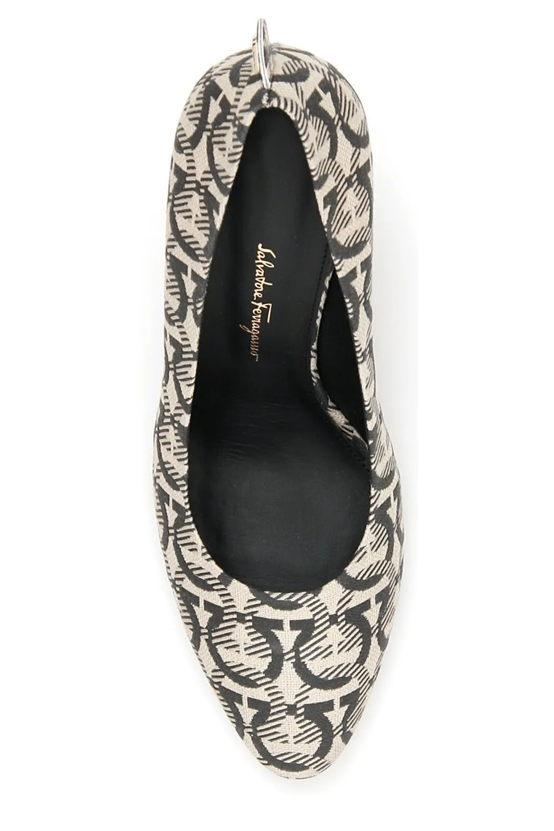 Salvatore Ferragamo Gancini Printed Pumps
