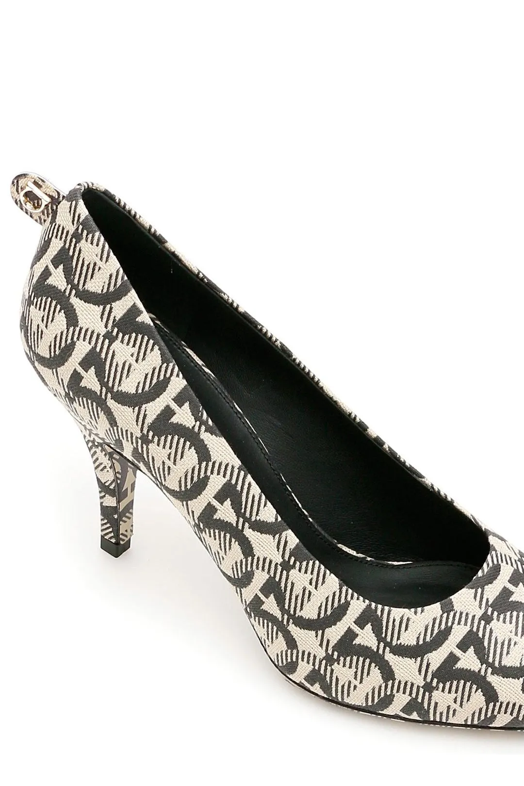 Salvatore Ferragamo Gancini Printed Pumps