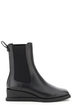 Salvatore Ferragamo Logo Plaque Chelsea Boots
