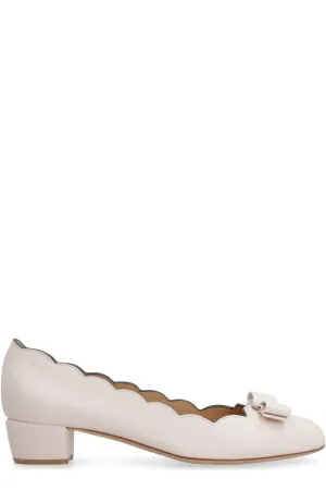 Salvatore Ferragamo Vara Bow Shell Pumps