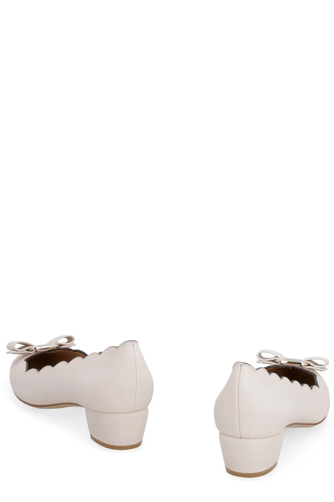 Salvatore Ferragamo Vara Bow Shell Pumps