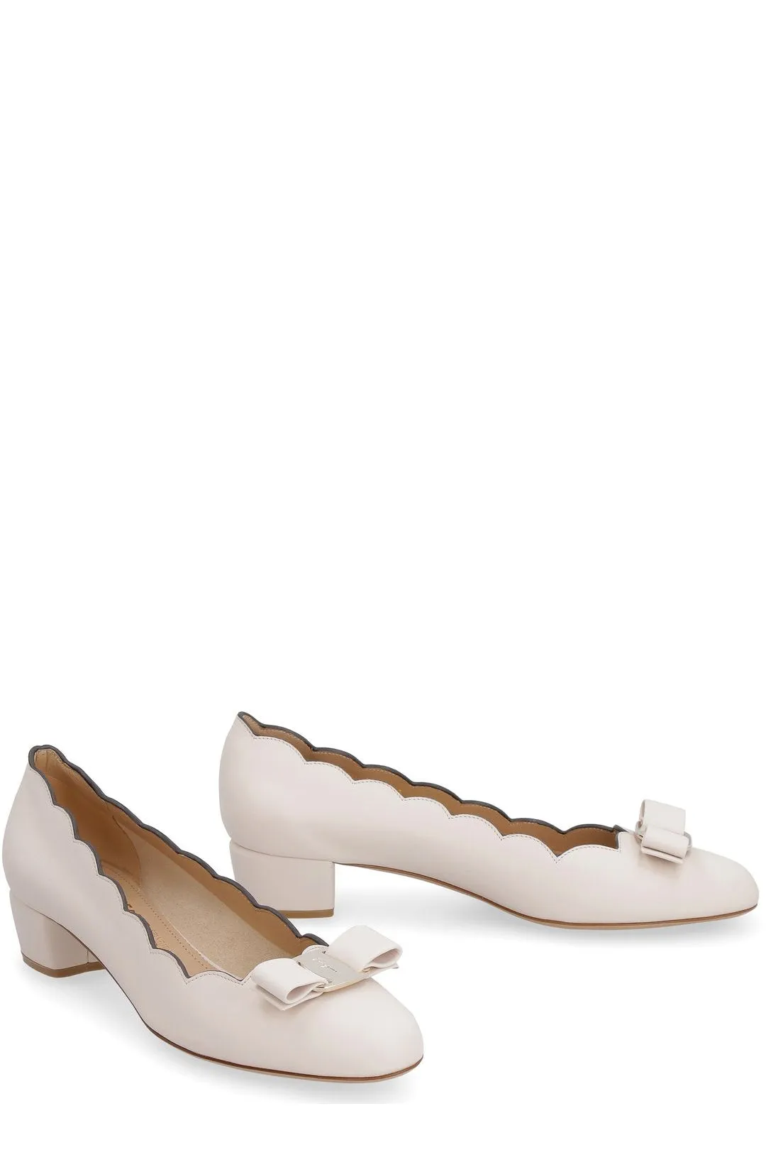 Salvatore Ferragamo Vara Bow Shell Pumps