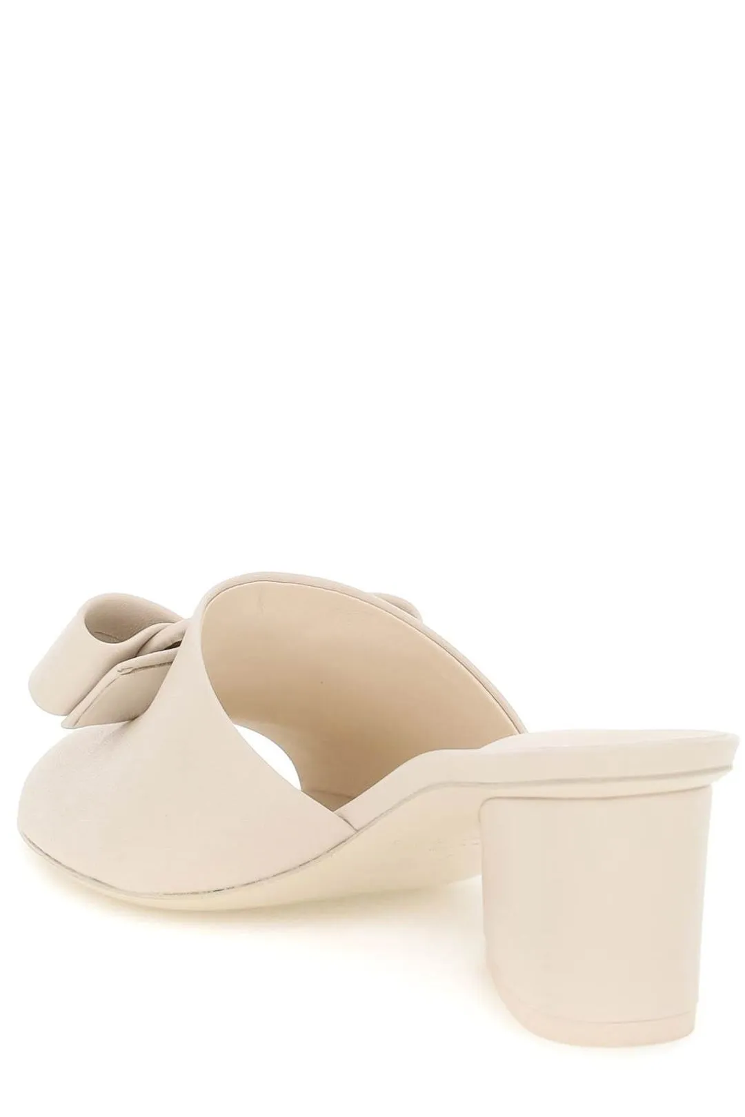 Salvatore Ferragamo Viva Bow Heeled Slides
