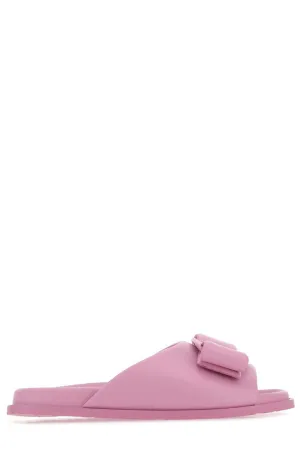 Salvatore Ferragamo Viva Bow Slides