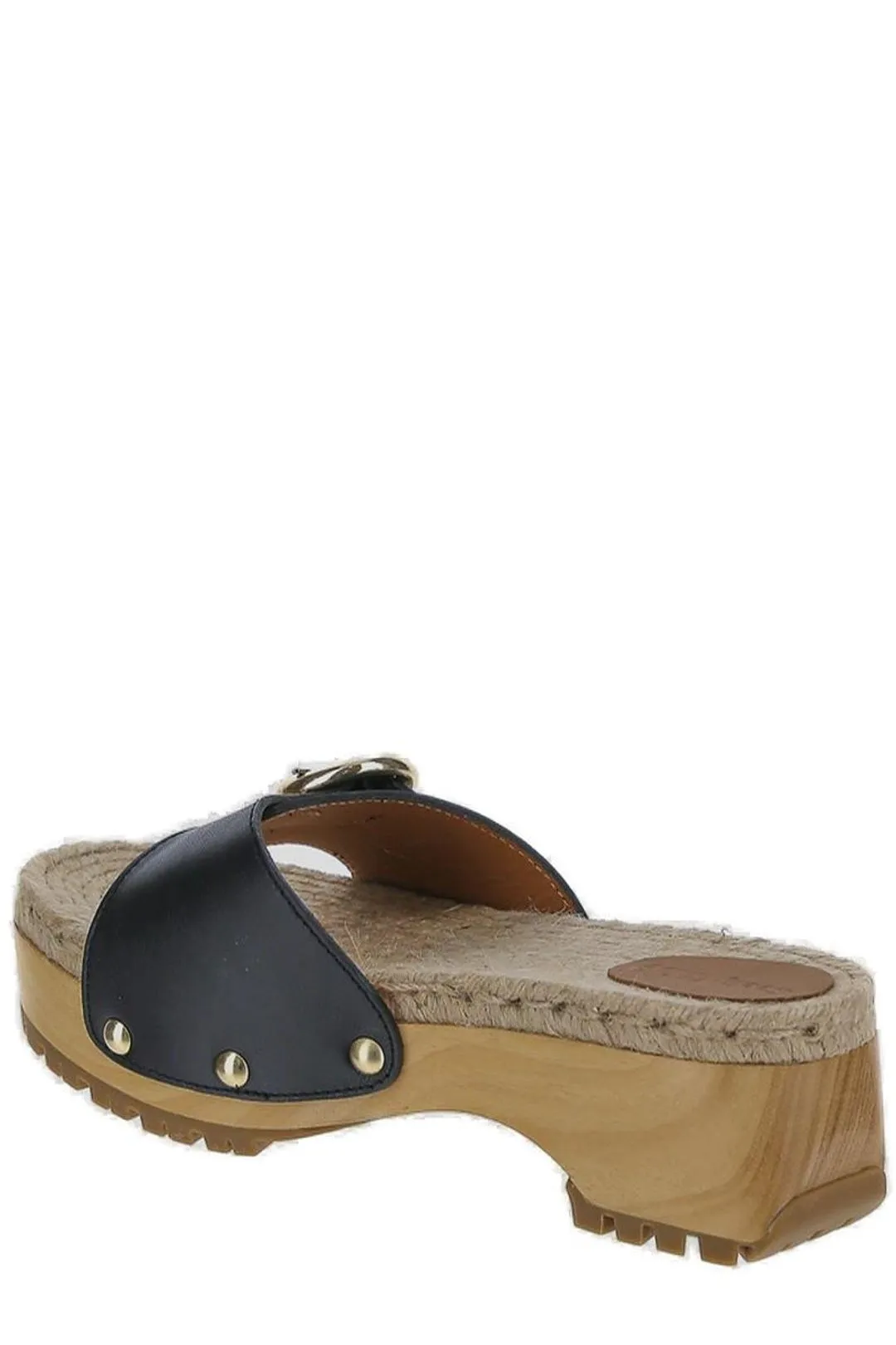 See By Chlo Stud-Detailed Open-Toe Clog Sandals