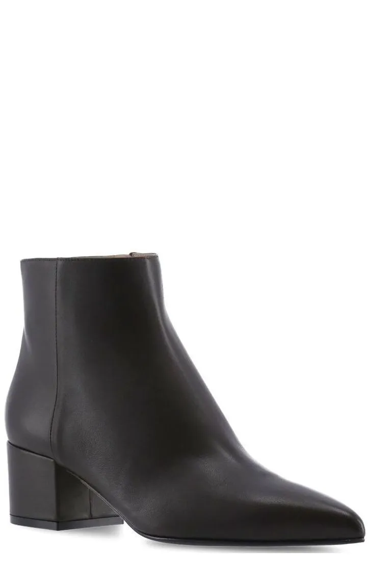 Sergio Rossi Pointed-Toe Ankle Boots