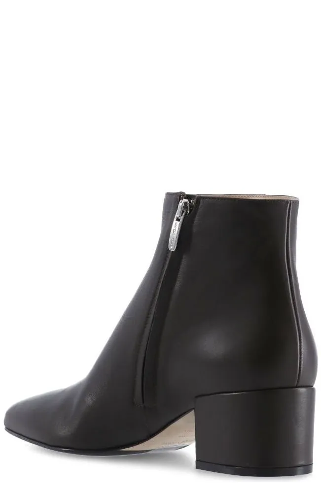 Sergio Rossi Pointed-Toe Ankle Boots