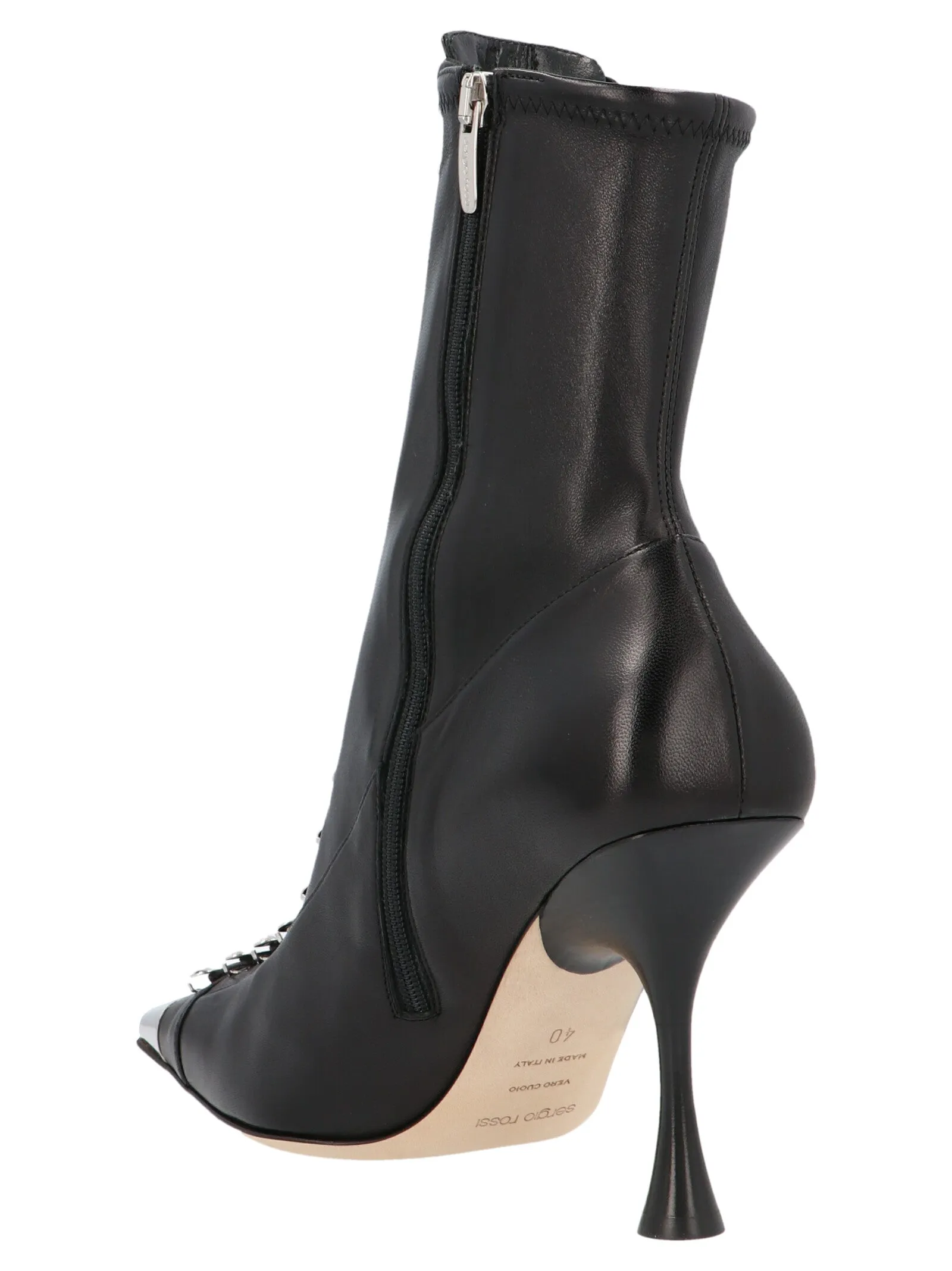 Sergio Rossi Studded Ankle Boots