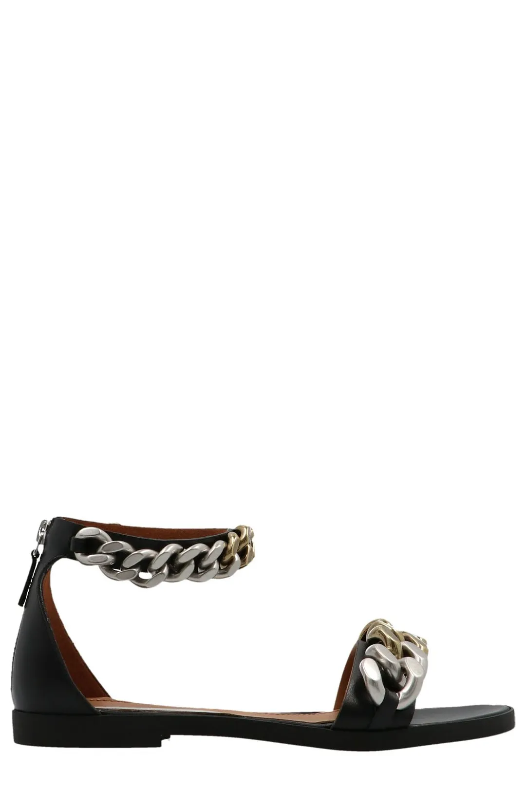 Stella McCartney Chain Link Falabella Flat Sandals