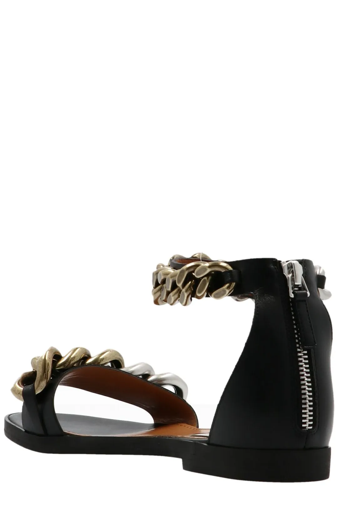 Stella McCartney Chain Link Falabella Flat Sandals