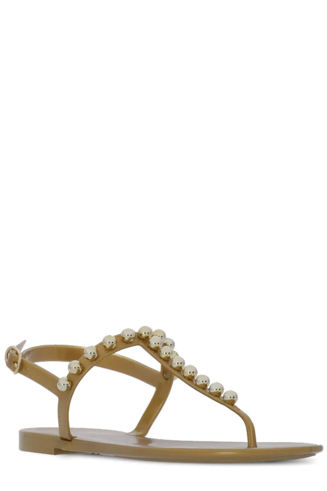 Stuart Weitzman Goldie Jelly Embellished Sandals