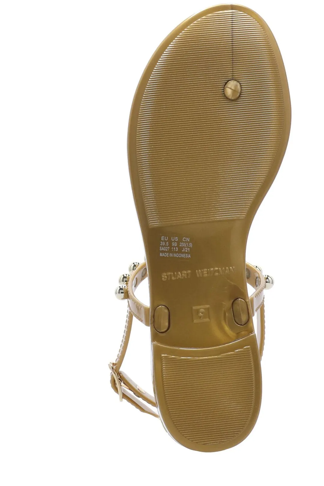 Stuart Weitzman Goldie Jelly Embellished Sandals