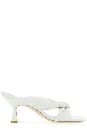 Stuart Weitzman Knot-Detailed Open-Toe Sandals