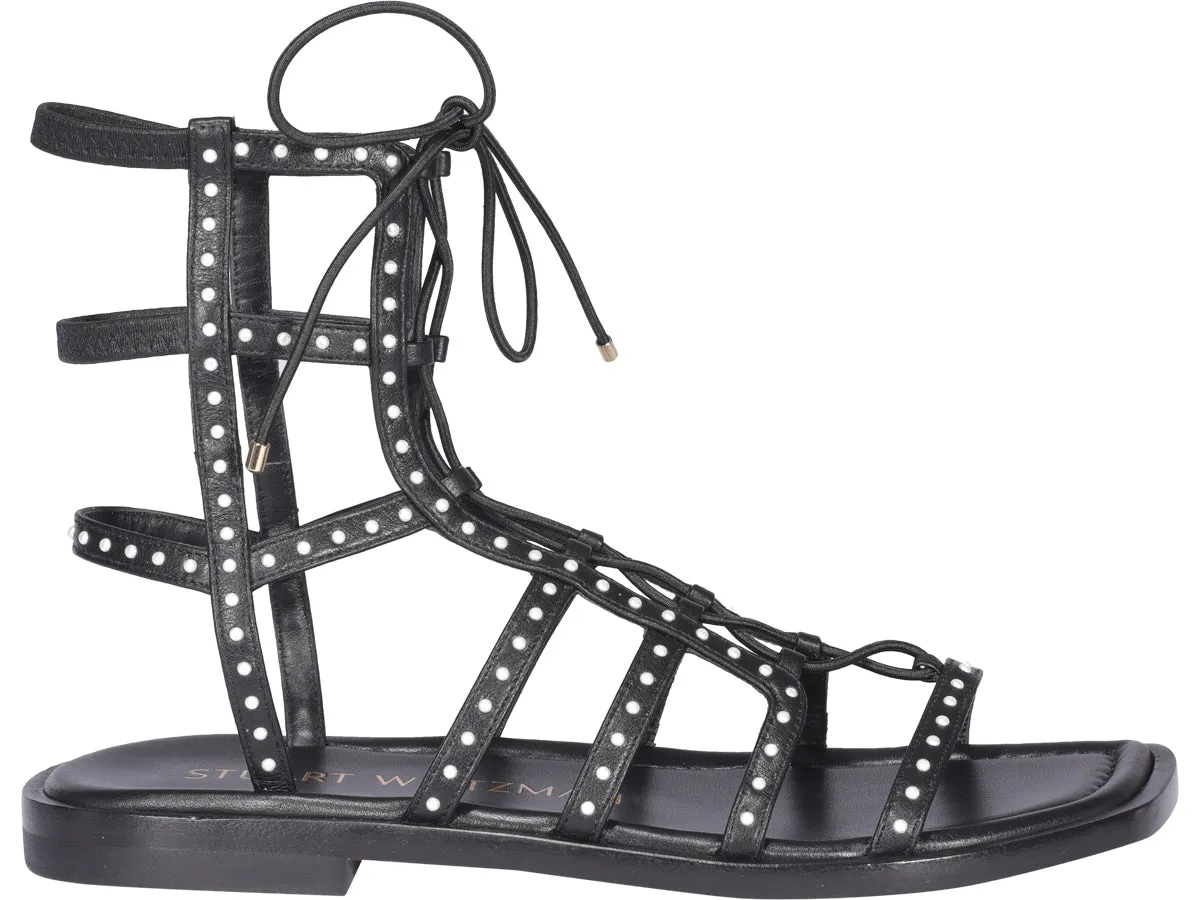 Stuart Weitzman Kora Lace Up Sandals