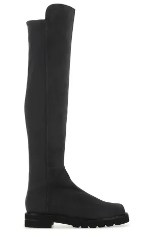 Stuart Weitzman Lift Sue Slip-On Boots