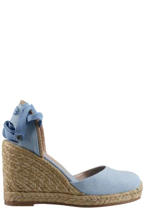 Stuart Weitzman Marguerita Canvas Espadrilles
