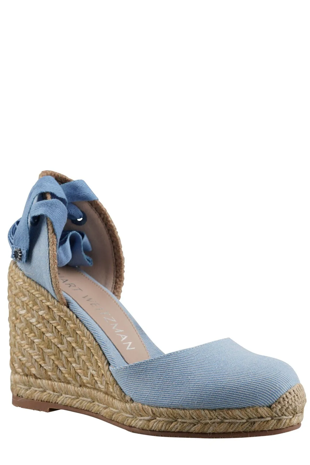 Stuart Weitzman Marguerita Canvas Espadrilles