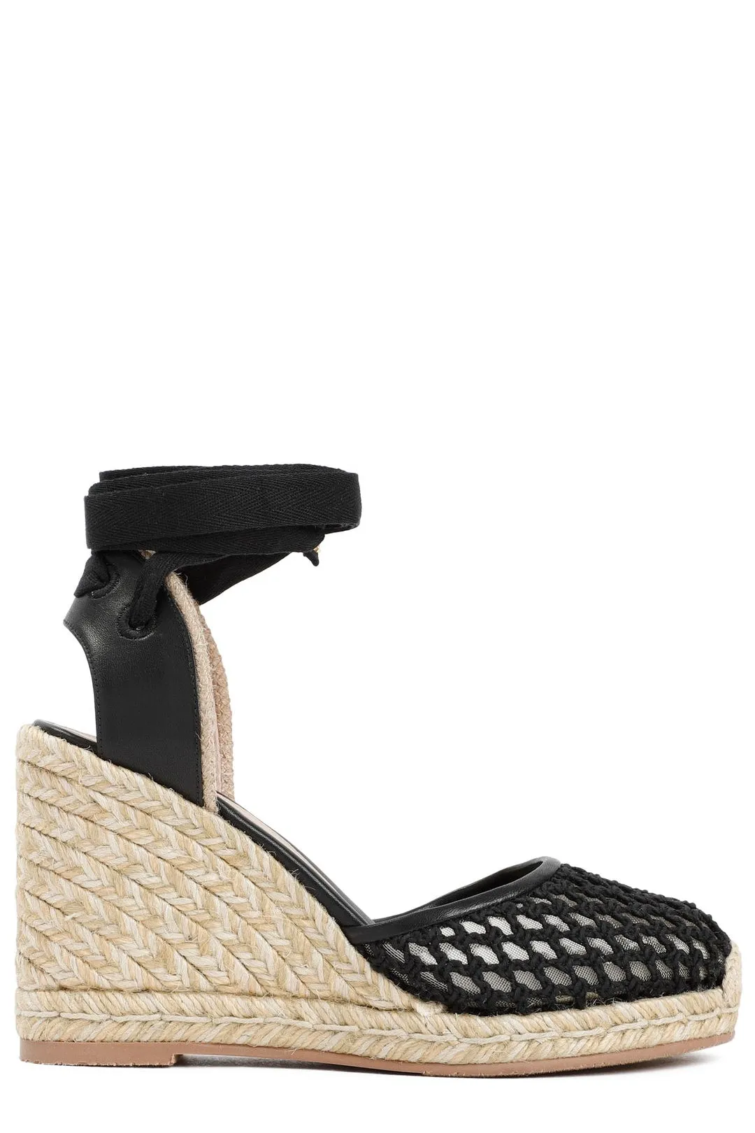 Stuart Weitzman Marguerita Mesh Detailed Espadrilles