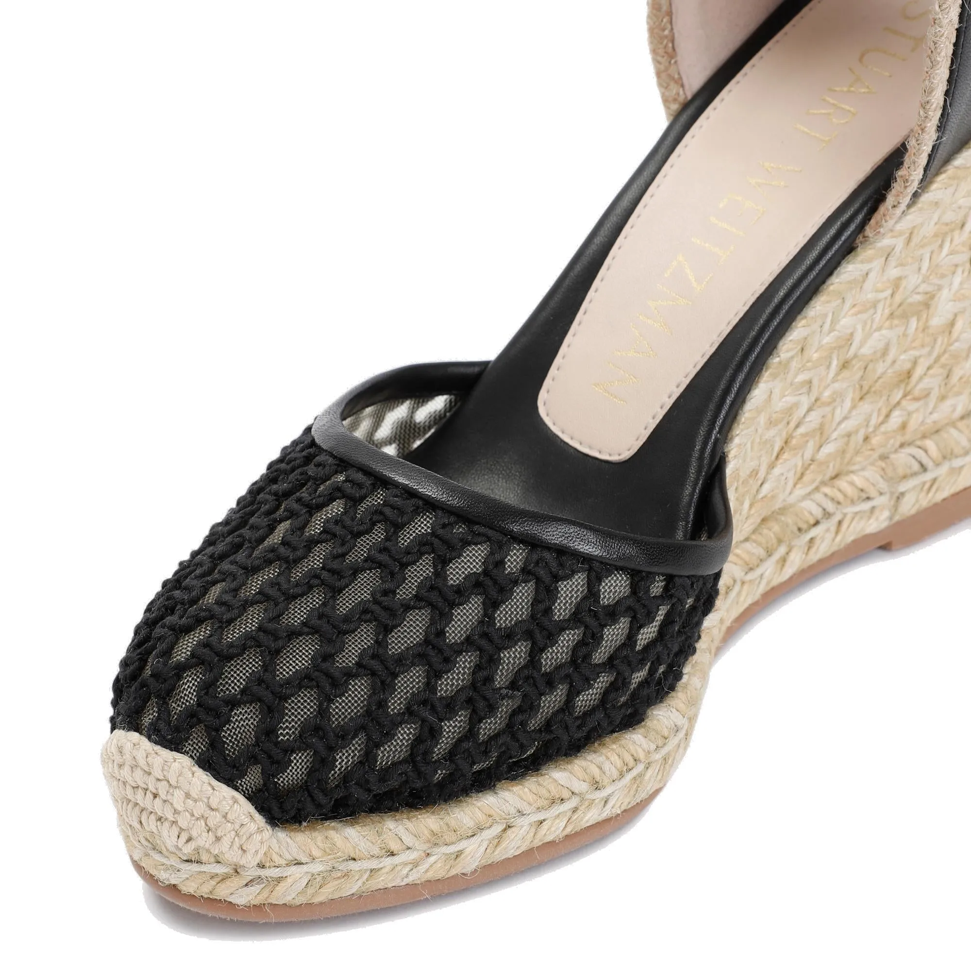 Stuart Weitzman Marguerita Mesh Detailed Espadrilles