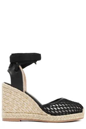 Stuart Weitzman Marguerita Mesh Detailed Espadrilles