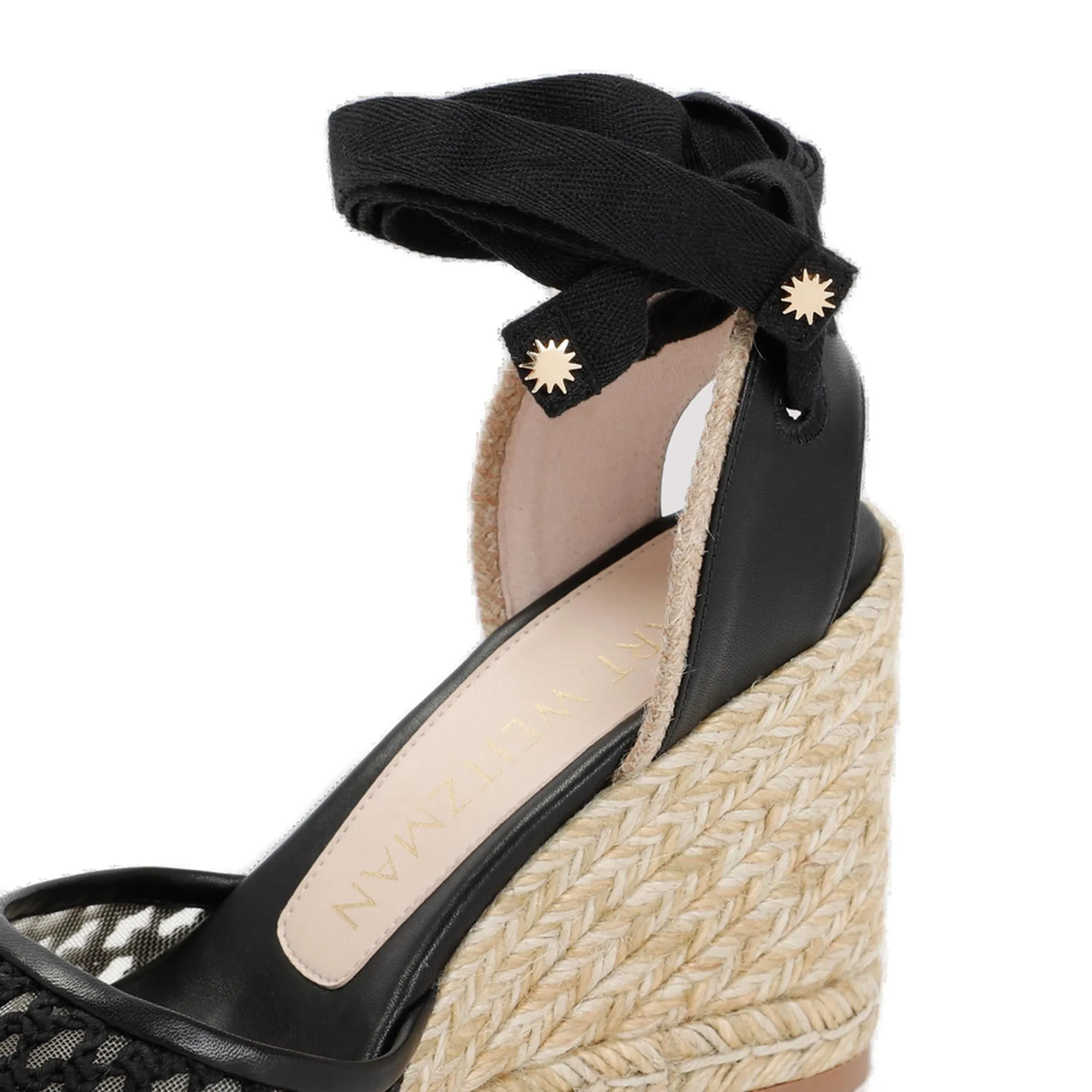 Stuart Weitzman Marguerita Mesh Detailed Espadrilles