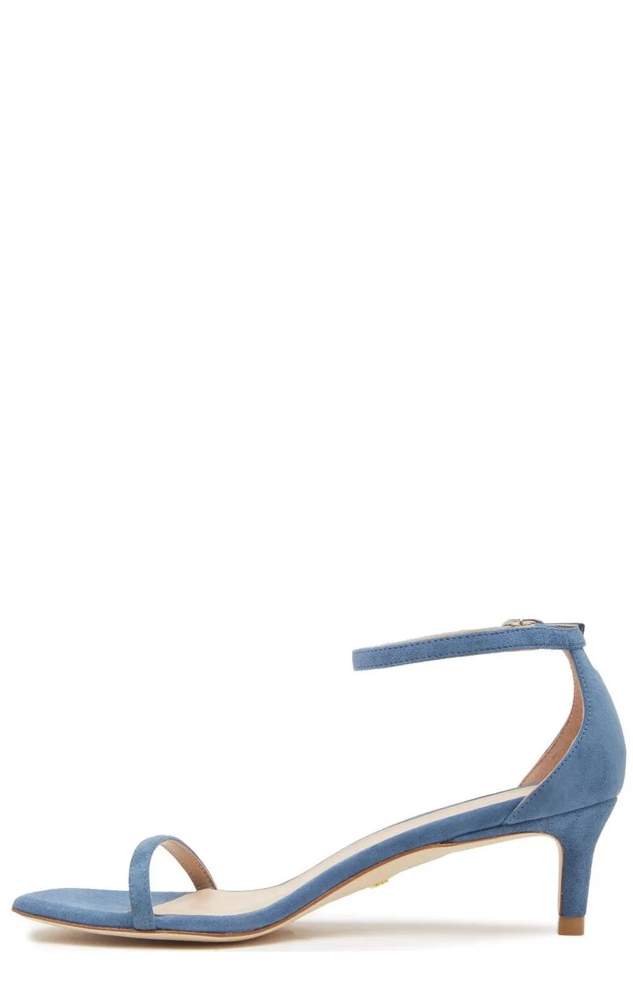Stuart Weitzman Nudist Curve Ankle Strap Sandals