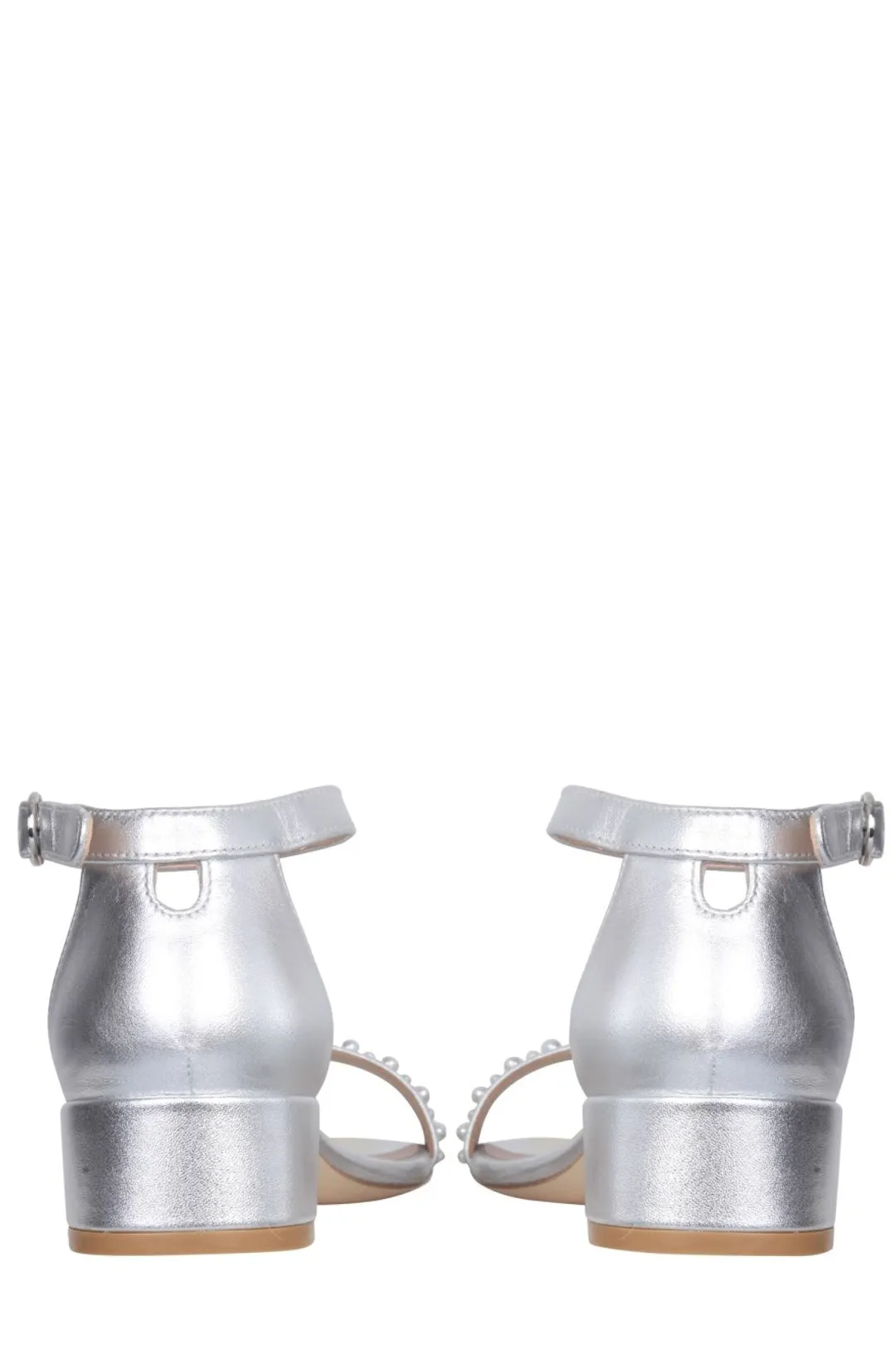 Stuart Weitzman Nudist Embellished Buckled Sandals