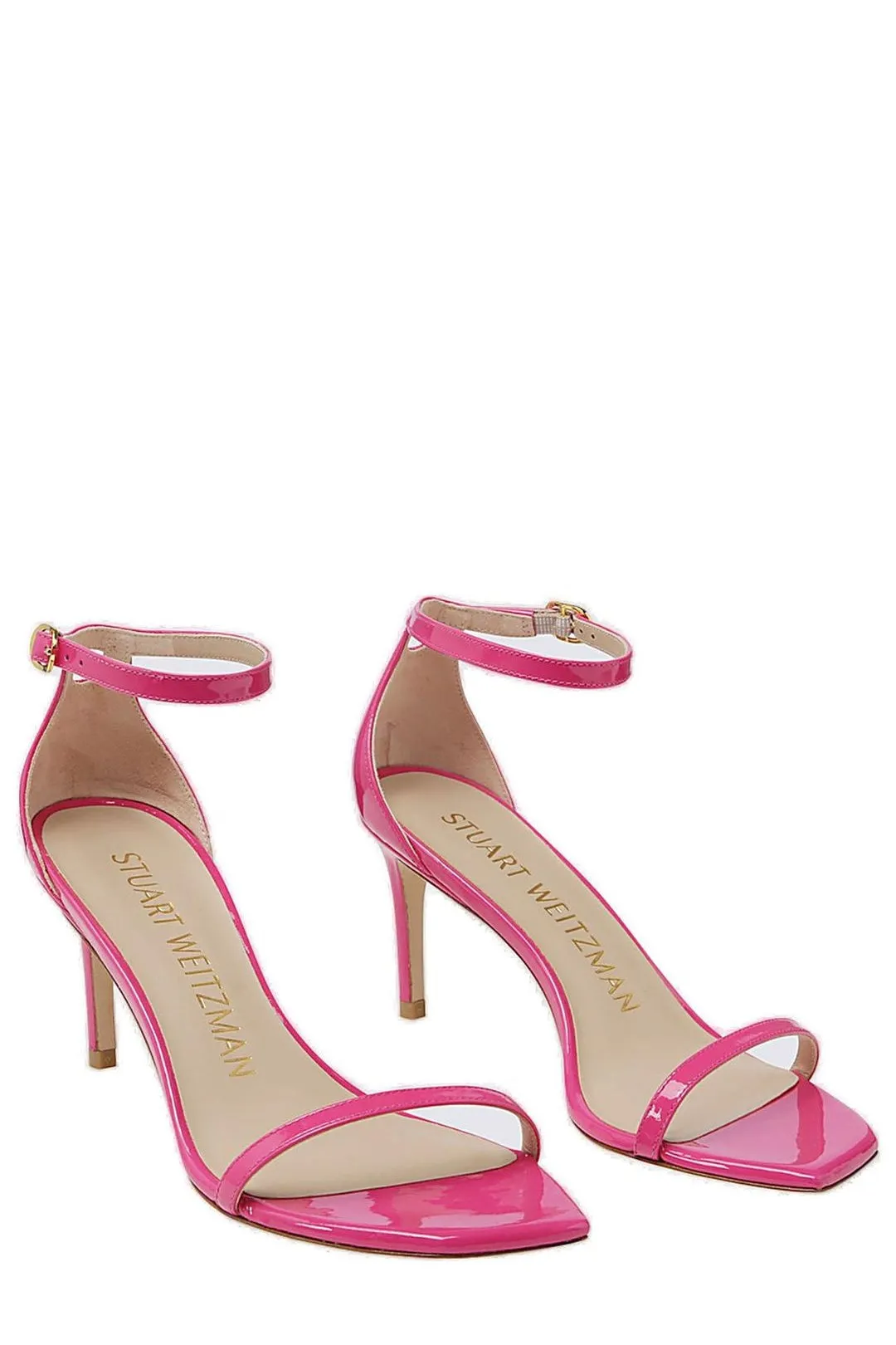 Stuart Weitzman Nudistcurve 75 Block Sandals