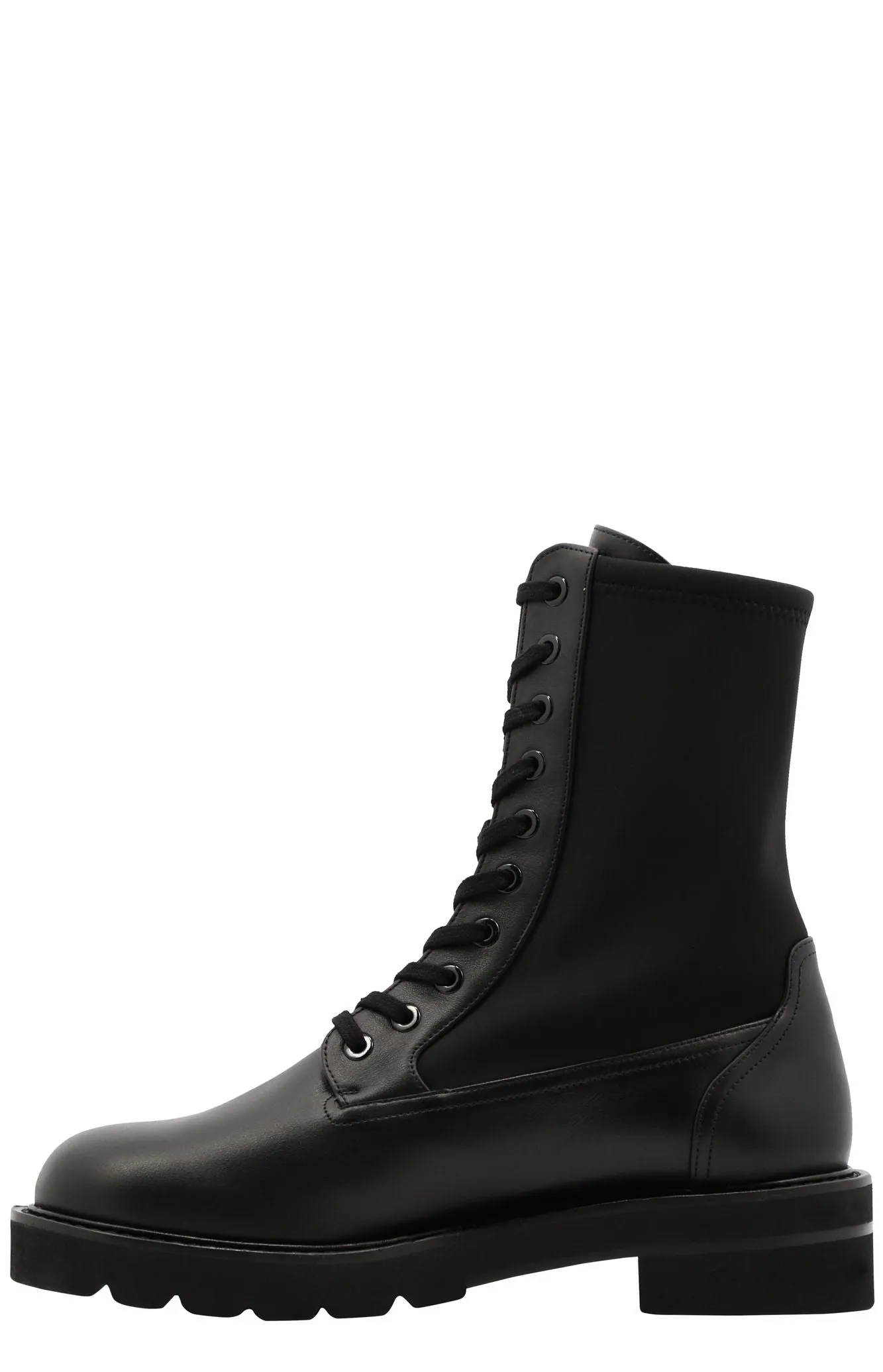 Stuart Weitzman Panelled Lace-Up Boots