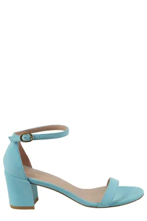 Stuart Weitzman Simple Open Toe Ankle Strap Sandals