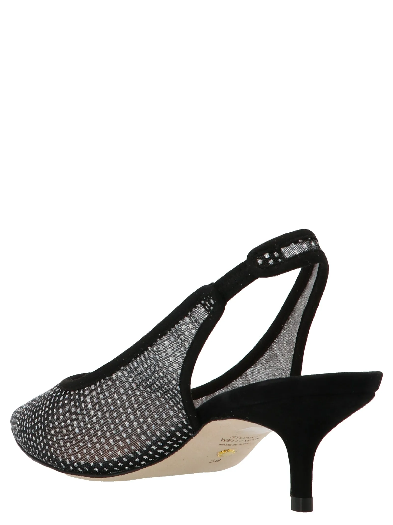 Stuart Weitzman Vea Slingback Kitten Heel Pumps