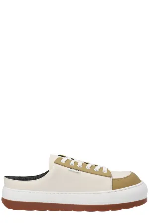 Sunnei Lace-Up Slip-On Sneakers