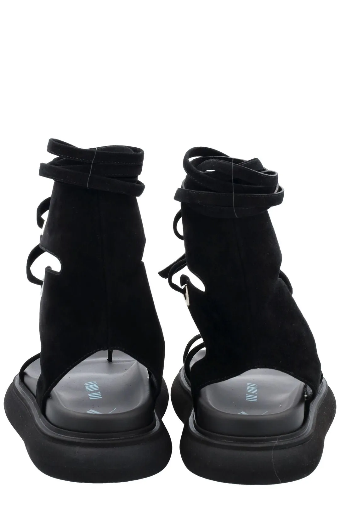 The Attico Selene Lace-Up Flat Sandals