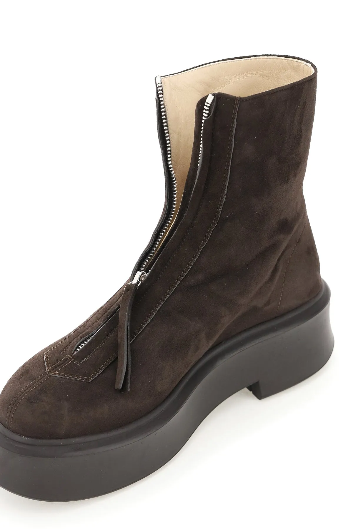 The Row Front Zipped Boots