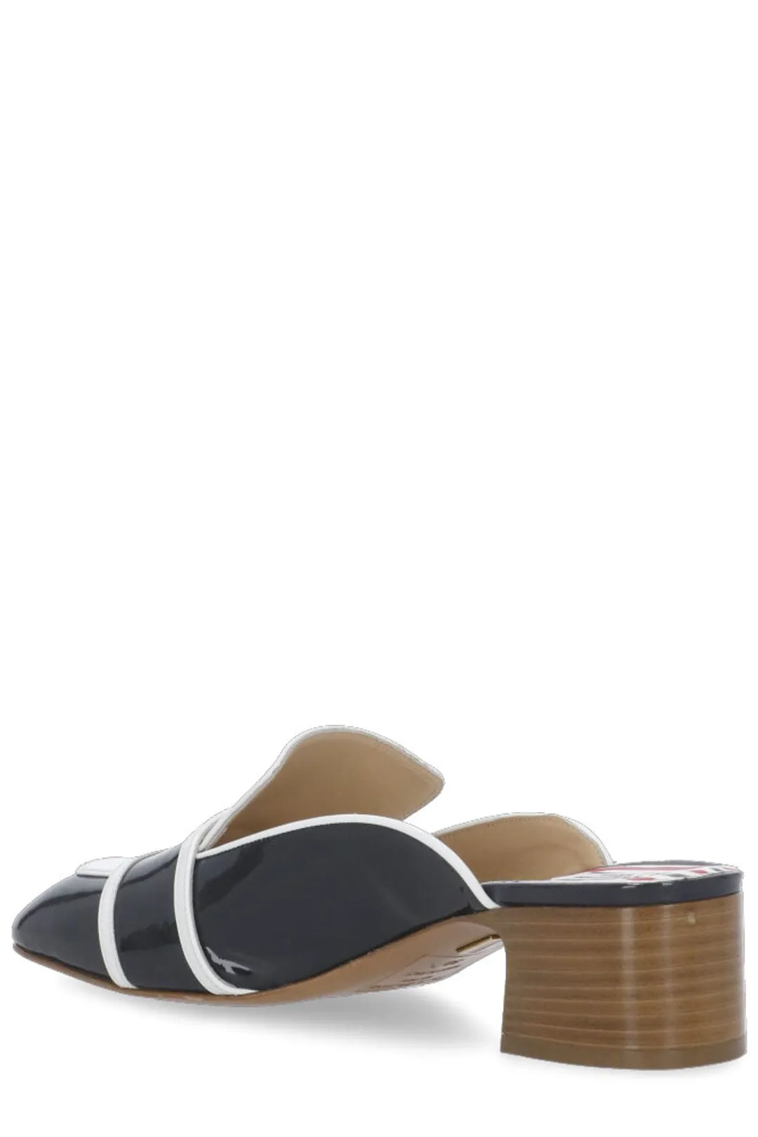 Thom Browne RWB-Striped Low Block Heel Mules