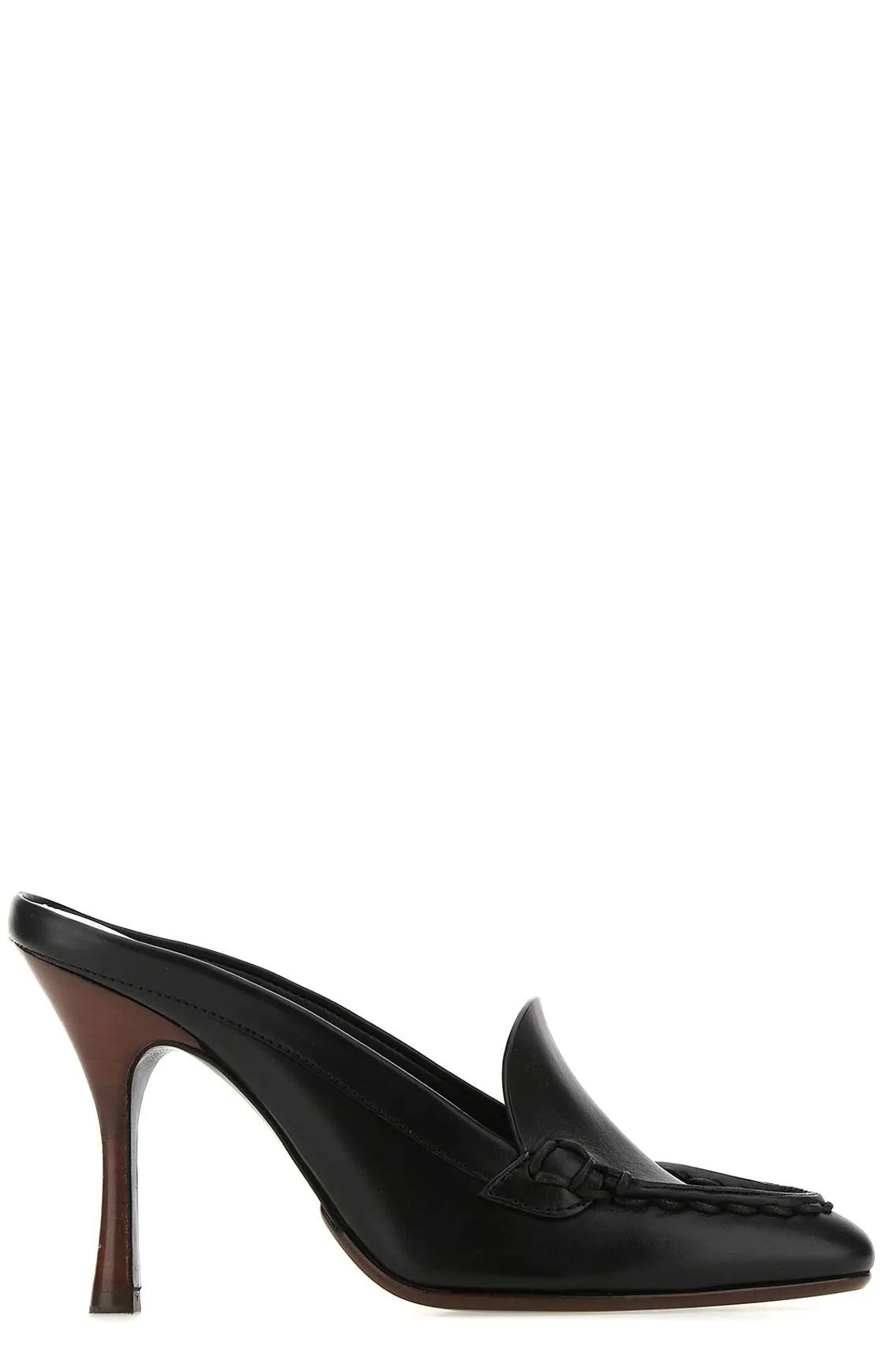 Tod's Braided-Detail Heeled Mules