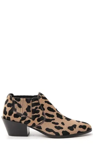 Tod's Leopard Printed Chelsea Boots