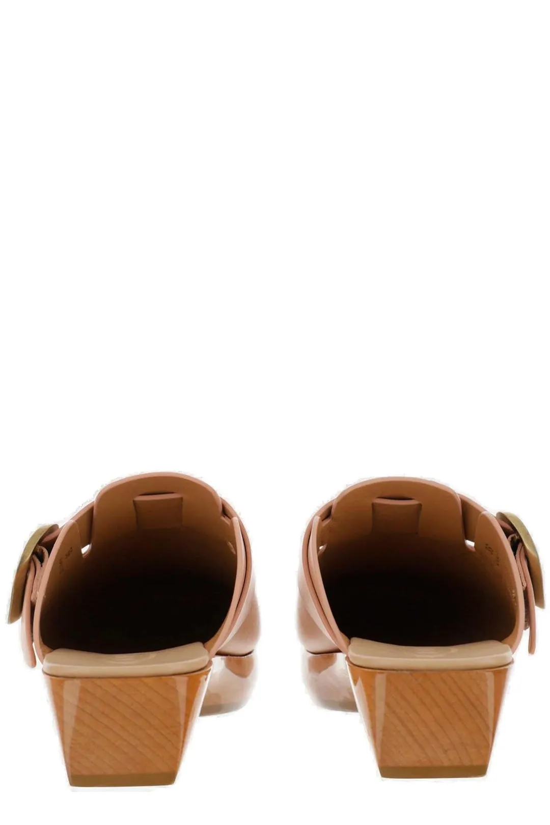 Tod's Logo Engraved Buckle Clogs