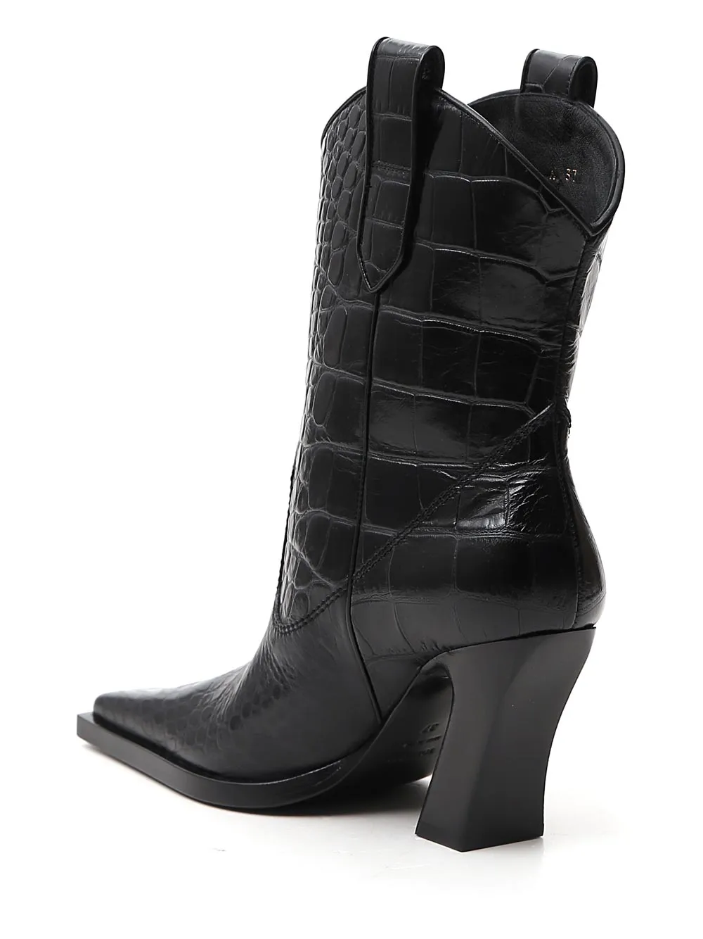 Tom Ford Embossed Square-Toe boots