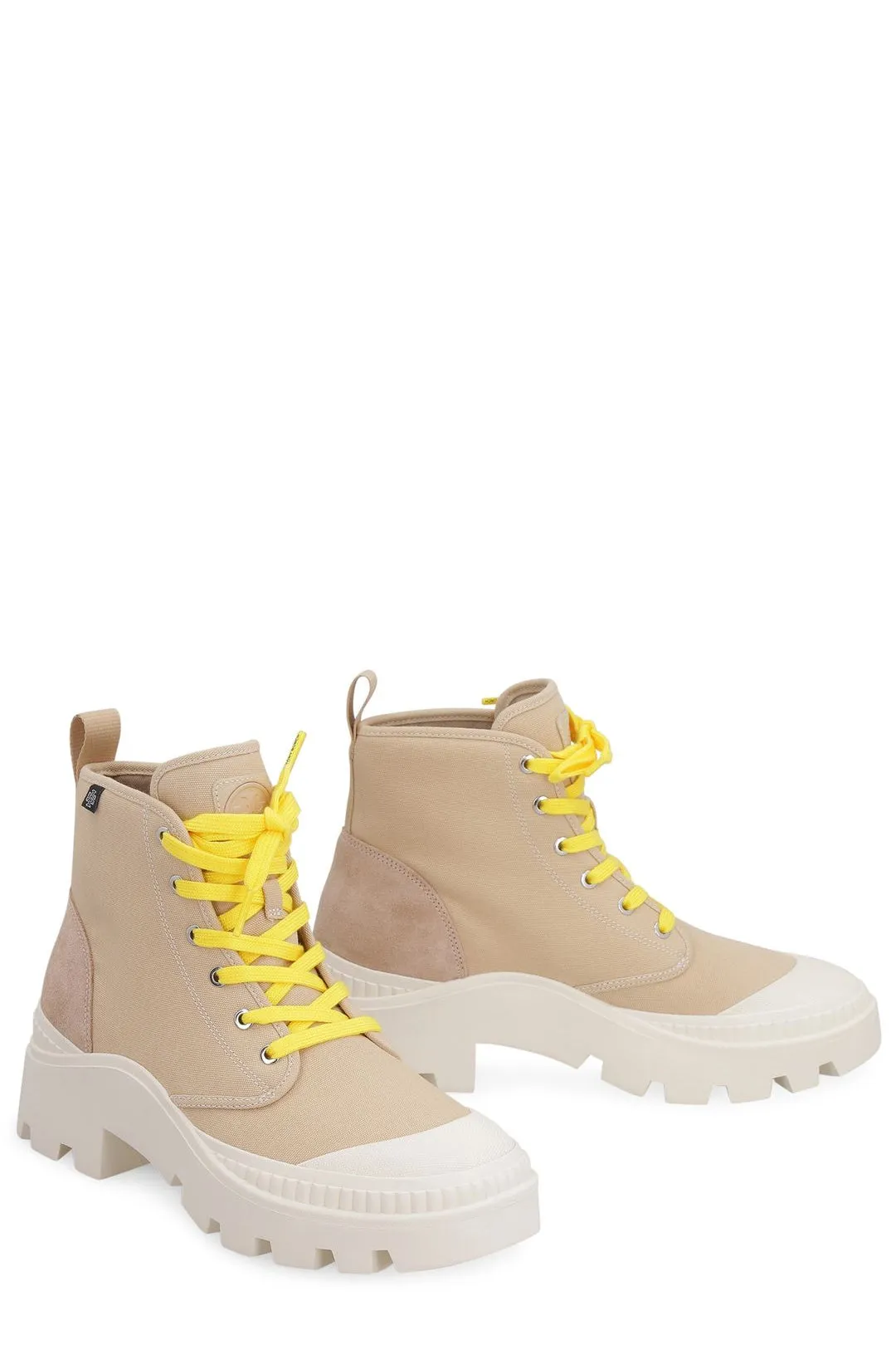 Tory Burch Camp Lace Up Ankle Boots