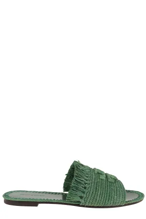 Tory Burch Eleanor Logo Detailed Slide Sandals