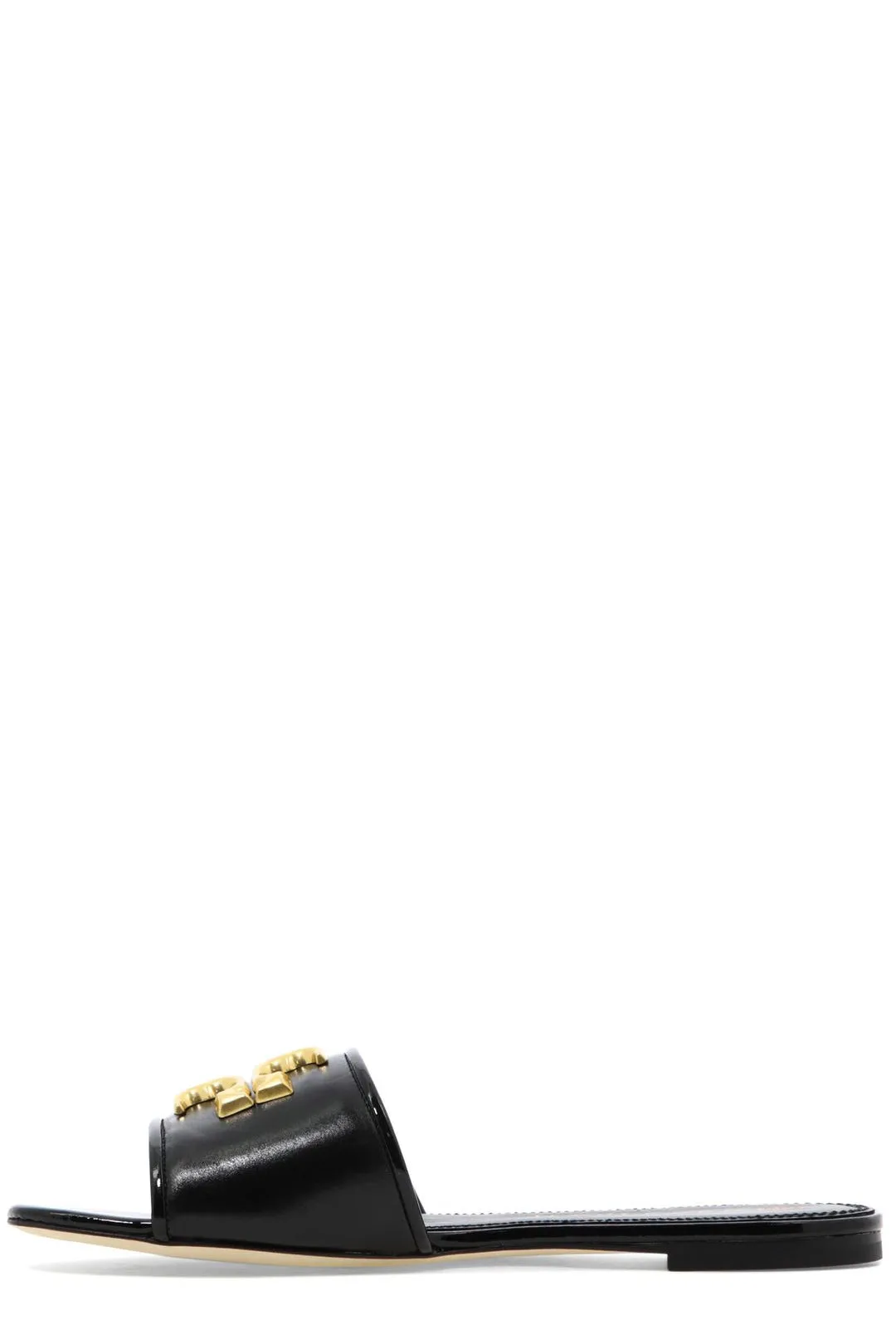 Tory Burch Eleanor Logo Plaque Slip-On Sandals