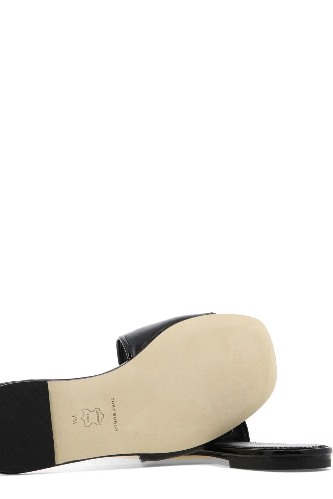 Tory Burch Eleanor Logo Plaque Slip-On Sandals